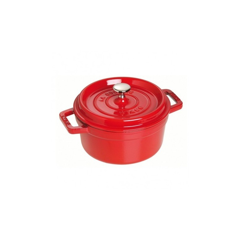 Cocotte 30 cm Rot aus Gusseisen