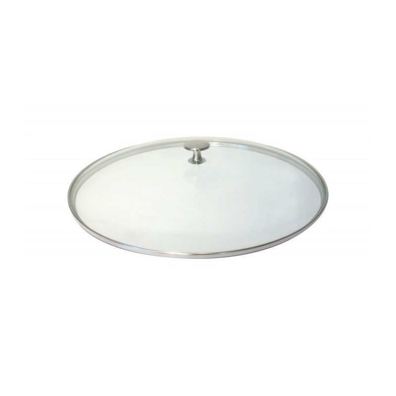 Glass Lid with Knob 37 cm Transparent