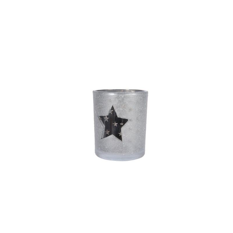 Candle holder with Star 8 cm