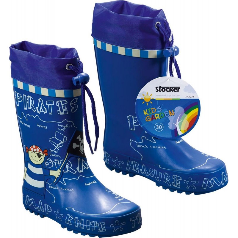 Stocker Kids Garden Piratenblaue Stiefel Größe 27