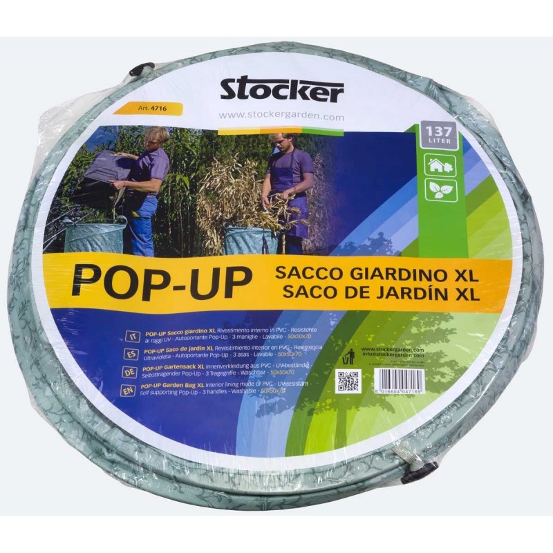 Stocker POP UP Gartensack XL ø50 x 70 cm Innen PVC