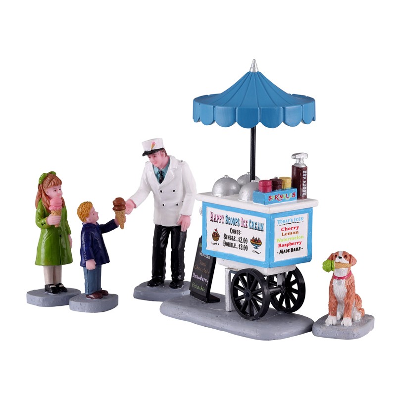 Happy Scoops Ice Cream Cart Set Of 5 Ref. 12037