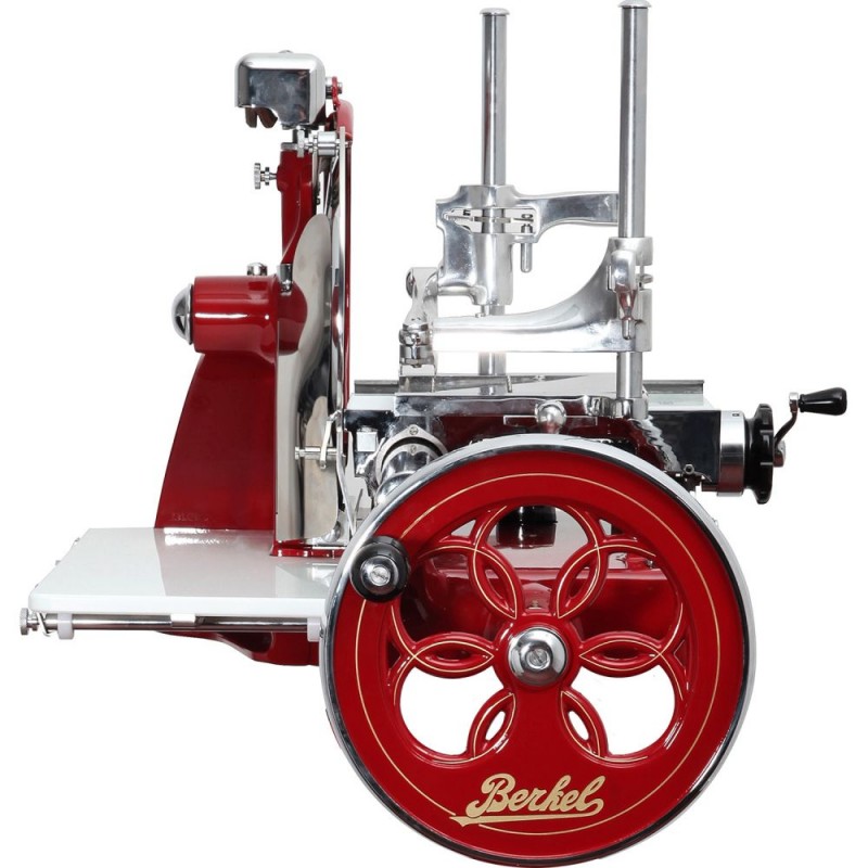 Berkel Volano Fiorato Slicer P15 Red Berkel - Gold Decorations