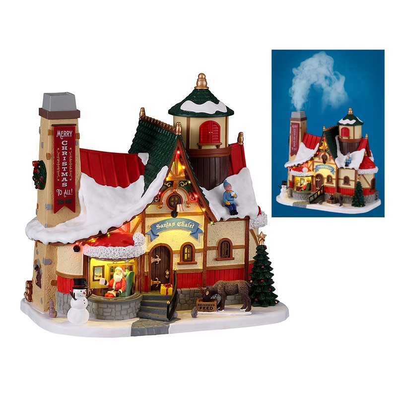 Santa'S Chalet mit 4,5V-Adapter Art.-Nr. 15742