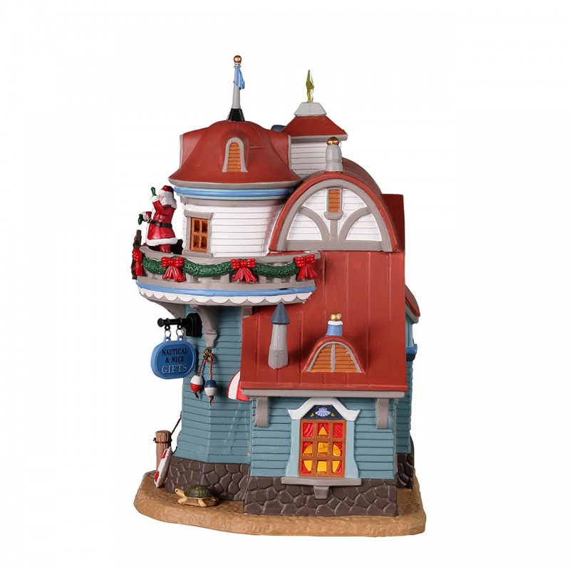 Seaside Santa Xmas Shoppe B/O 4.5V Ref. 25909