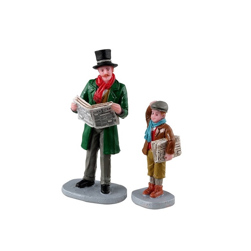 Merry Newsboy Set Of 2 Ref. 32203