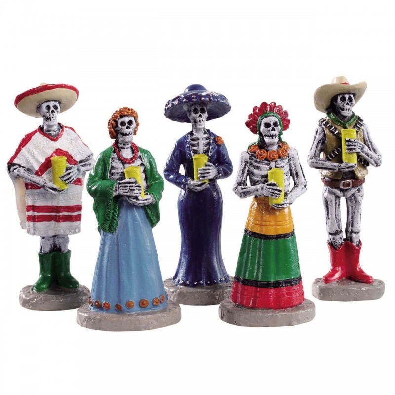 Dia De Los Muertos Vigil Set Of 5 Art.-Nr. 92729