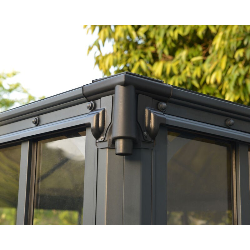 Canopia Ledro Closed Gazebo in Aluminum 3.6X3.6 m