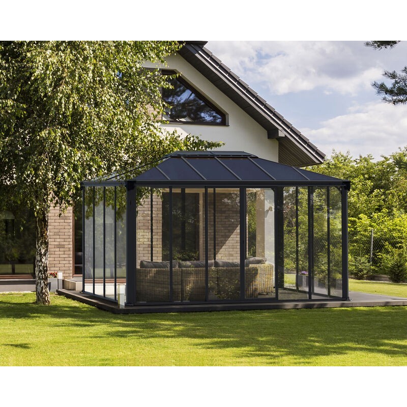 Canopia Geschlossener Pavillon Ledro aus Aluminium 3X4,3 m