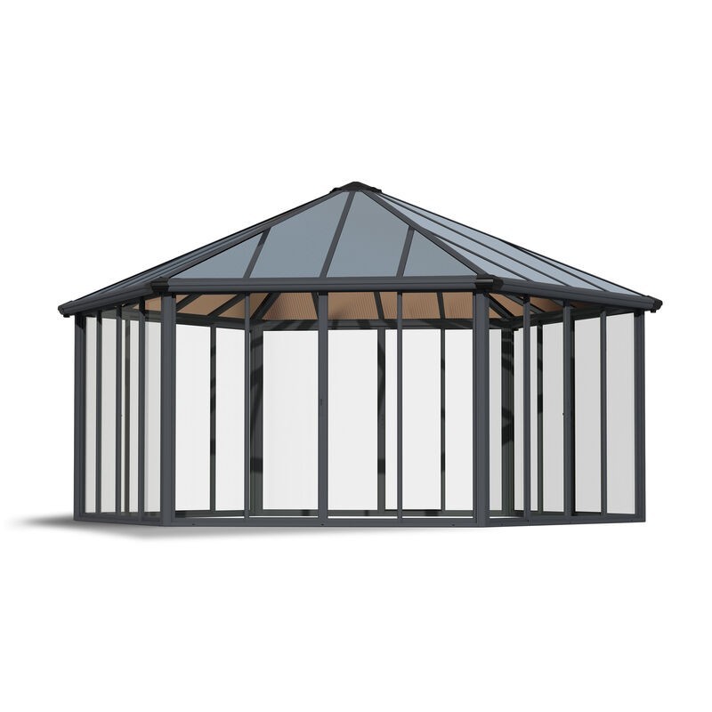 Canopia Garda Geschlossener Pavillon aus Aluminium 5,2 x 6 m