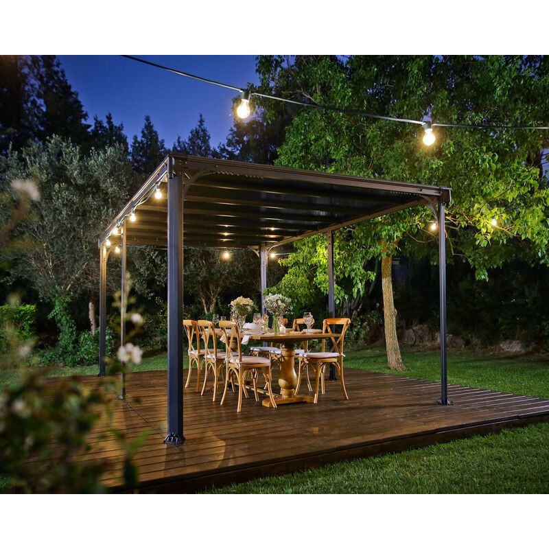 Canopia Milano Aluminium-Pavillon 3X4,3 m