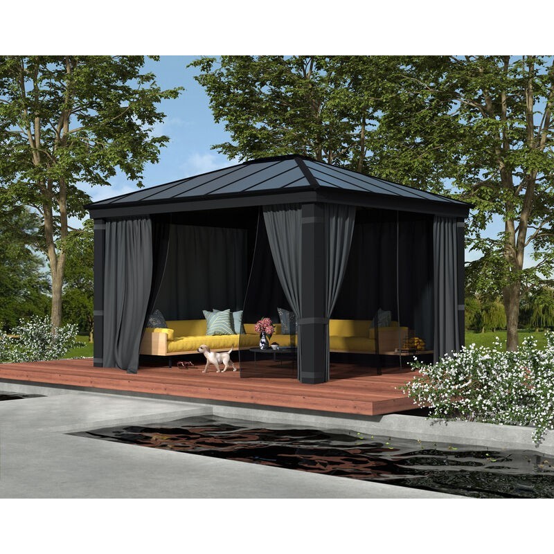 Canopia Dallas Aluminium-Pavillon 3,6 x 4,3 m