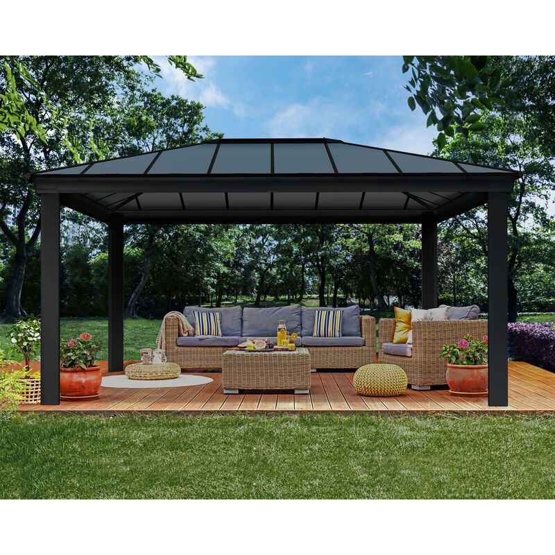 Canopia Dallas Aluminium-Pavillon 3,6 x 5 m