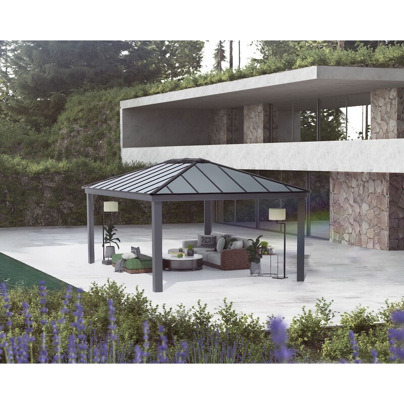 Canopia Dallas Pavillon aus Aluminium 4,3 x 6,1 m