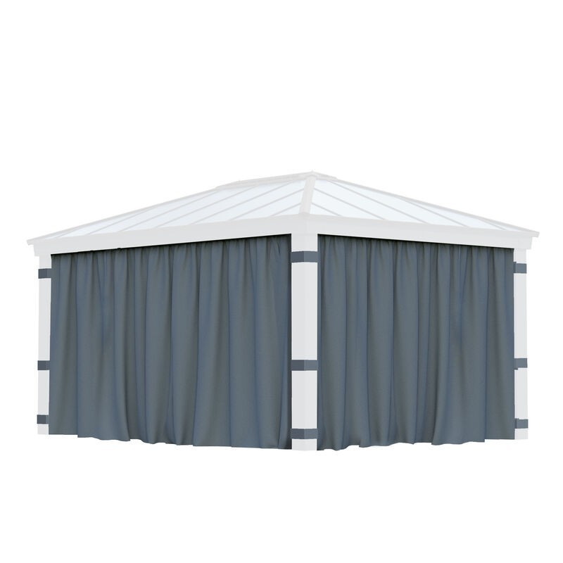 Canopia Set Vorhänge für Pavillon Dallas 3,6 x 5 m