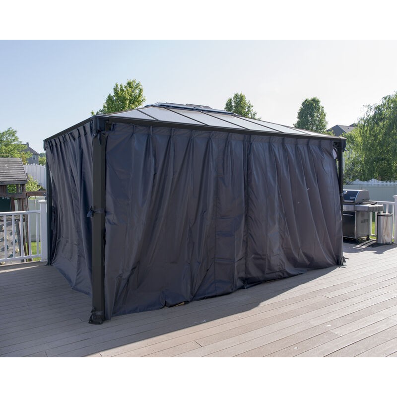 Canopia Set Vorhänge für Pavillon Martinique 4X2,2 m