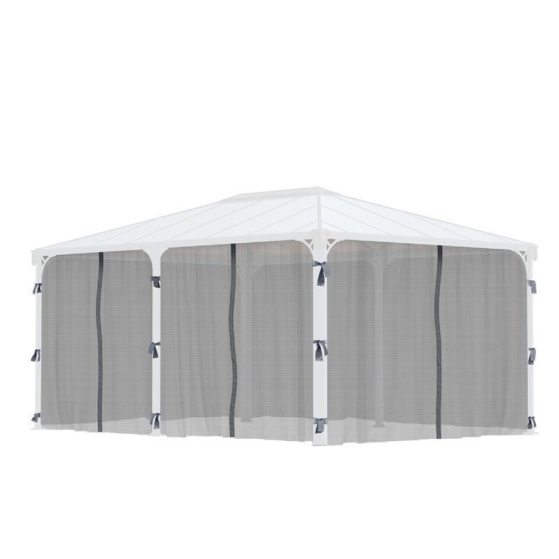 Canopia Moskitonetz für Pavillon Mailand und Martinique 4,7 x 2,2 m