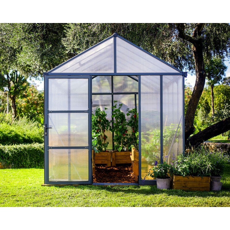 Canopia Glory Gartengewächshaus aus hochwertigem Polycarbonat, 364 x 253 x 268 cm