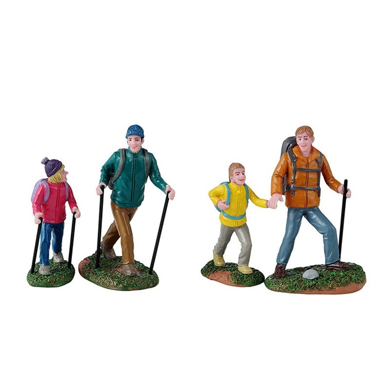 Father And Daughter Hikers Set Of 4 Art.-Nr. 42313