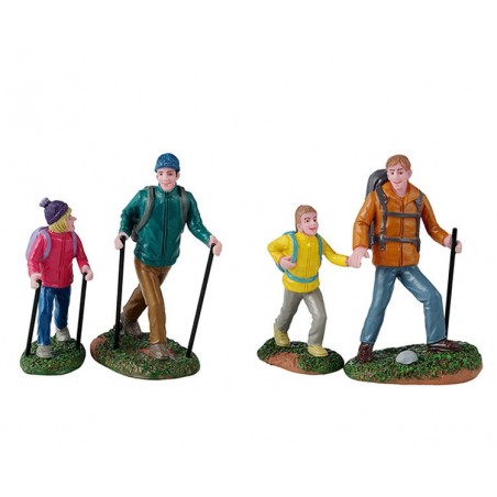 Father And Daughter Hikers Set Of 4 Art.-Nr. 42313