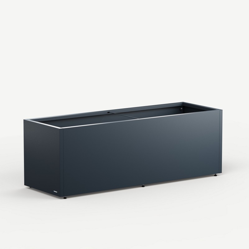 Herstera PLANTER 50 planter in Anthracite metal 150x50x50cm