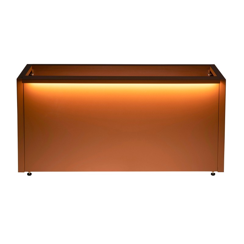 Herstera Magnetische Halterung für Corten-Farblichter für 100-cm-Pflanzgefäße