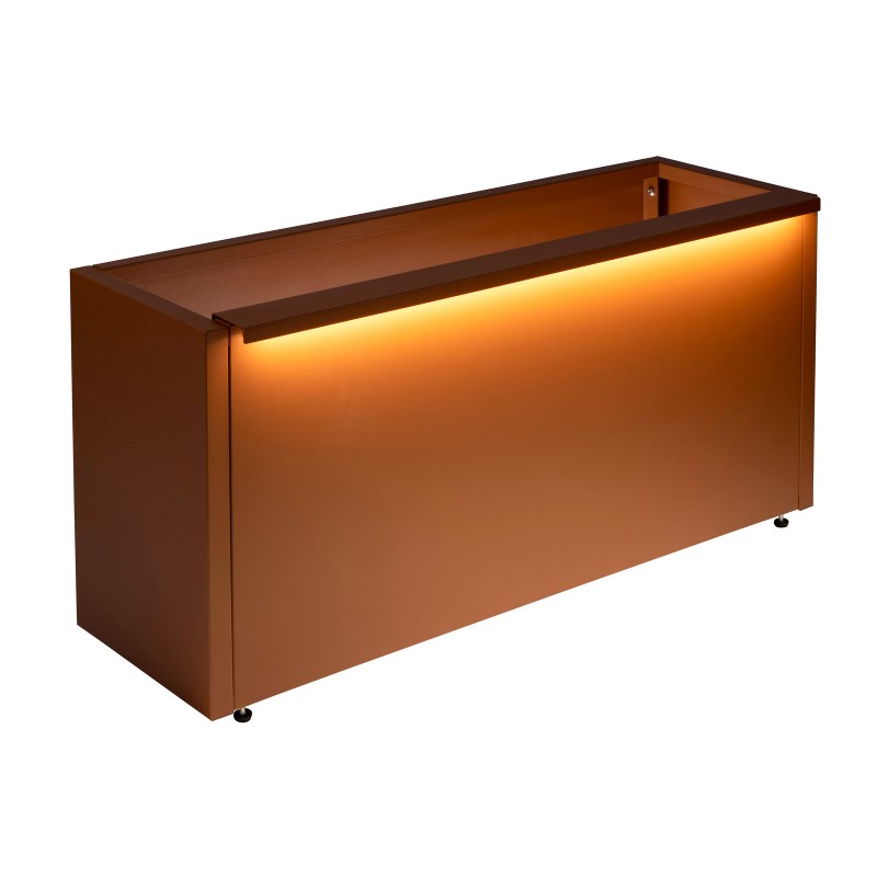 Herstera Magnetische Halterung für Corten-Farblichter für 100-cm-Pflanzgefäße