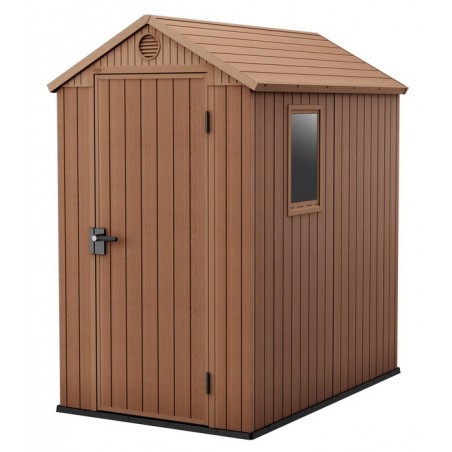 Keter Resin Garden Shed DARWIN 4x6 Wood