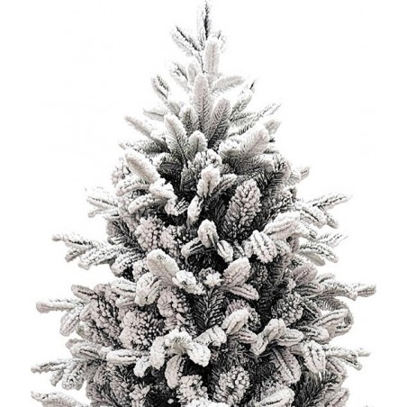 White Montgomery Christmas tree h180Ø110cm PVC