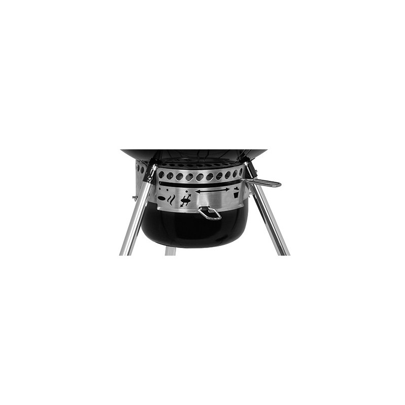 Weber Holzkohlegrill Master-Touch 57 cm GBS E-5750 Schwarz Art.-Nr. 14701053 + Holzkörbe Art.-Nr. 7403