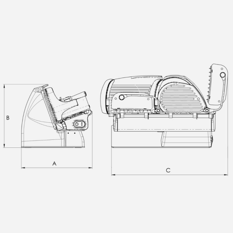 Berkel Home Line 200 Plus Allesschneider Farbe Mattschwarz