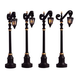 Colonial Street Lamp Set of 4 Cod. 54313