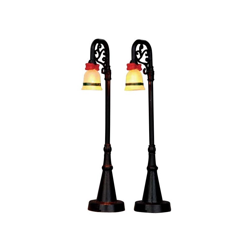 Bell Ornament Lamp Post Set of 2 Ref. 54932