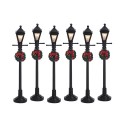 Gas Lantern Street Lamp Set of 6 Cod. 64499