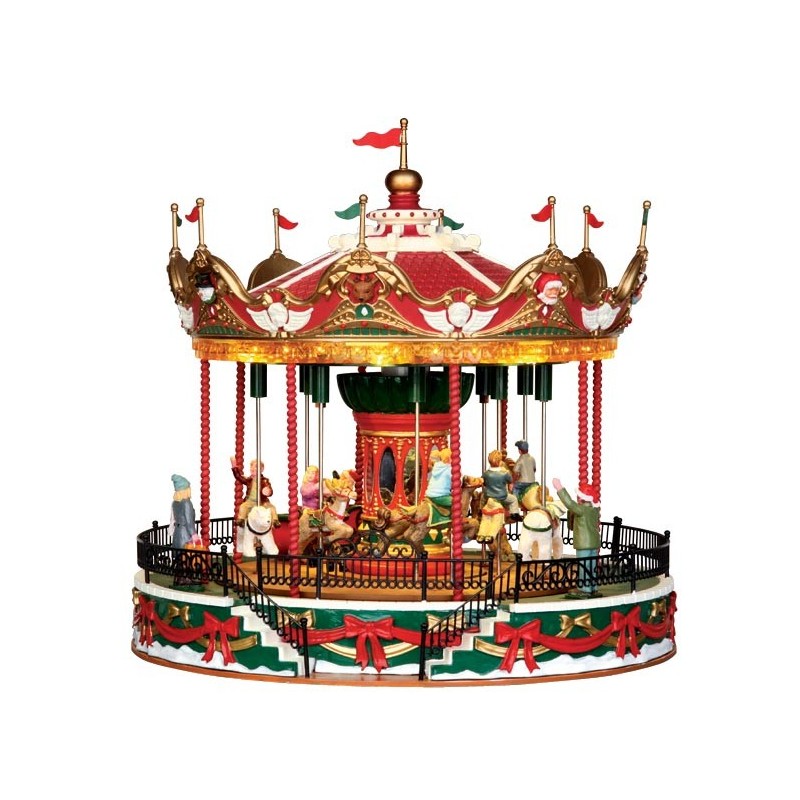 Santa Carousel mit 4,5V-Adapter Art.-Nr. 34682