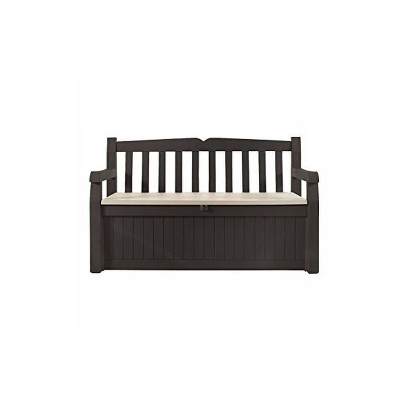 Keter Garden Bench Brown Resin