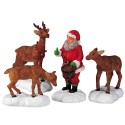 Santa Feeds Reindeer Set of 4 Ref. 52146