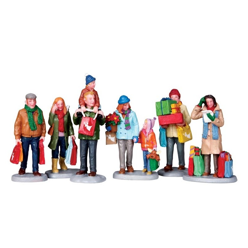 Holiday Shoppers Set of 6 Art.-Nr. 92683