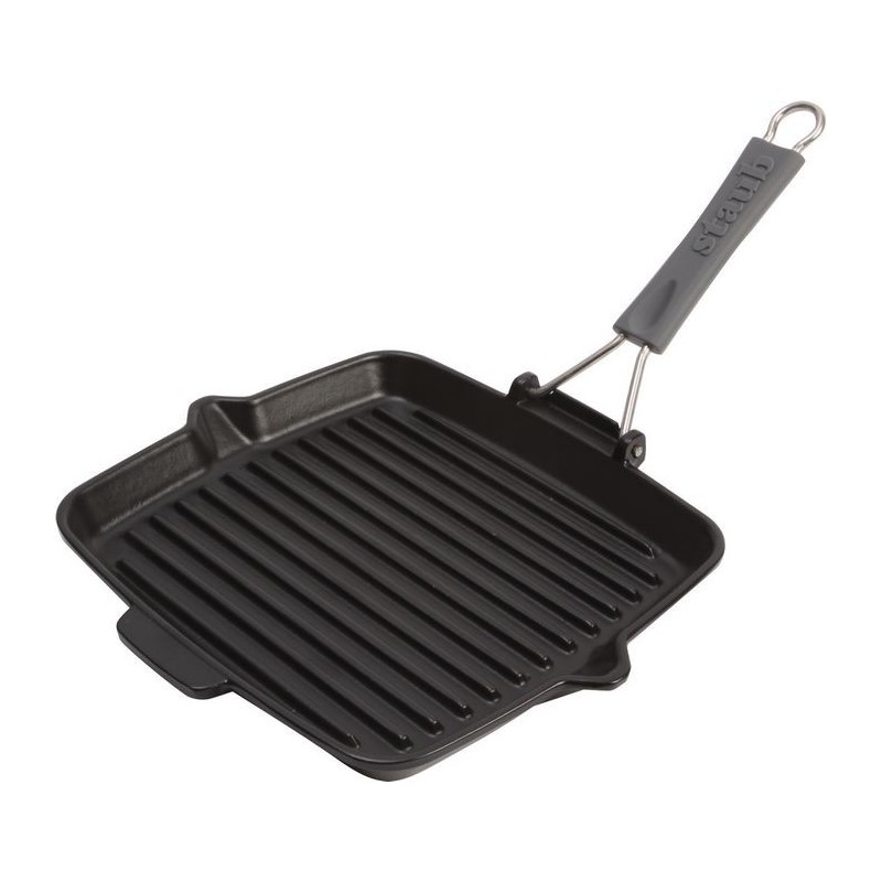 Grillpfanne 24 x 24 cm Schwarz