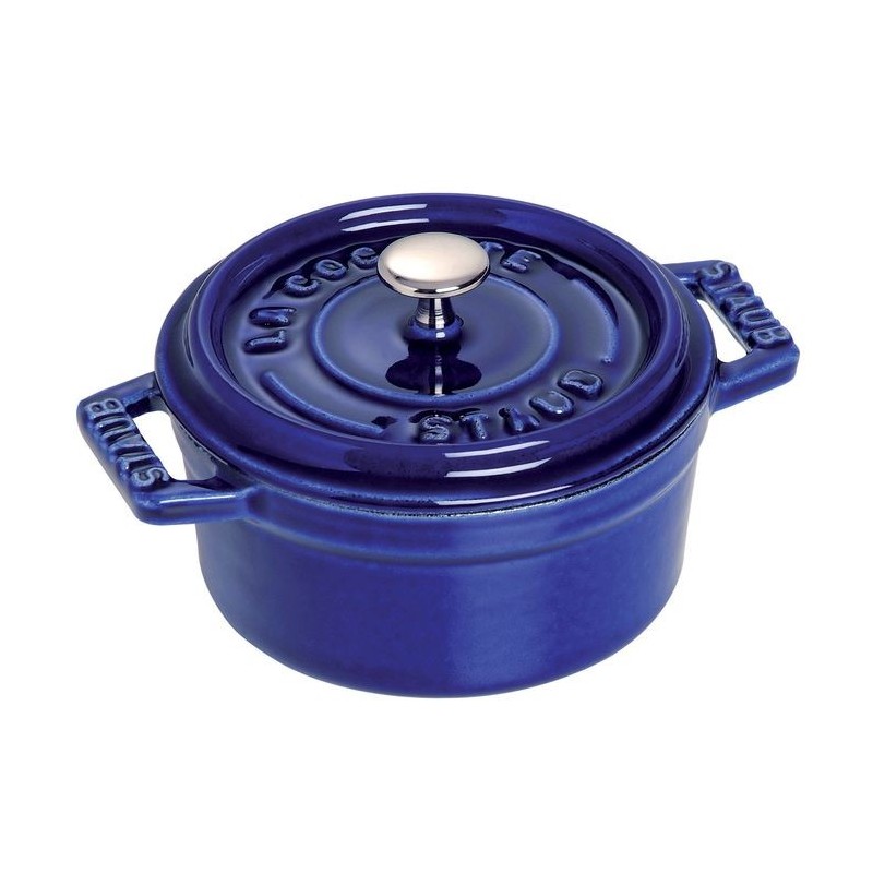 Mini Cocotte 10 cm Azul Oscuro de Cerámica