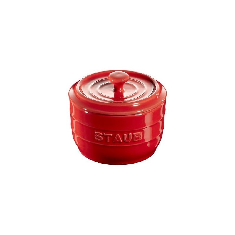 Ceramic Salt Shaker 10 cm Red