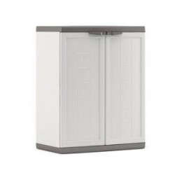 Шкаф пластиковый jolly low cabinet white белый