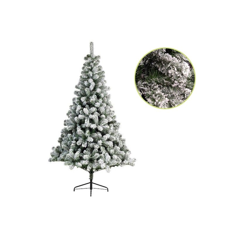 Snowy Imperial Pine Árbol de Navidad h210Ø137cm PVC