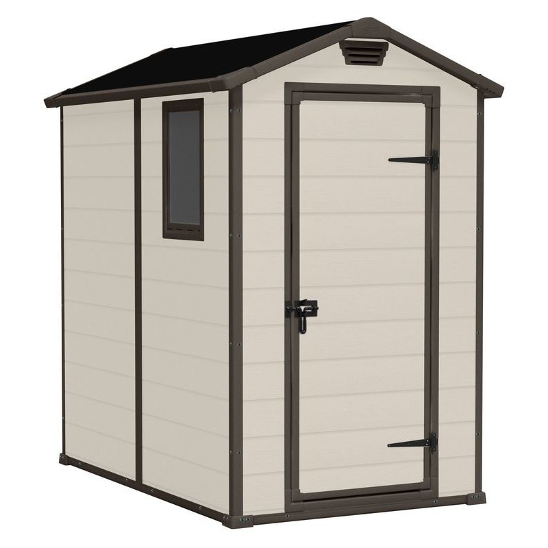 Keter Resin Garden Shed MANOR 4x6 Beige