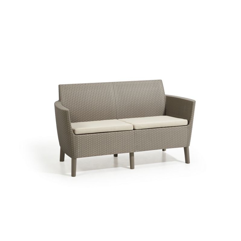 Conjunto Keter Lounge 2 plazas SALEMO Cappuccino