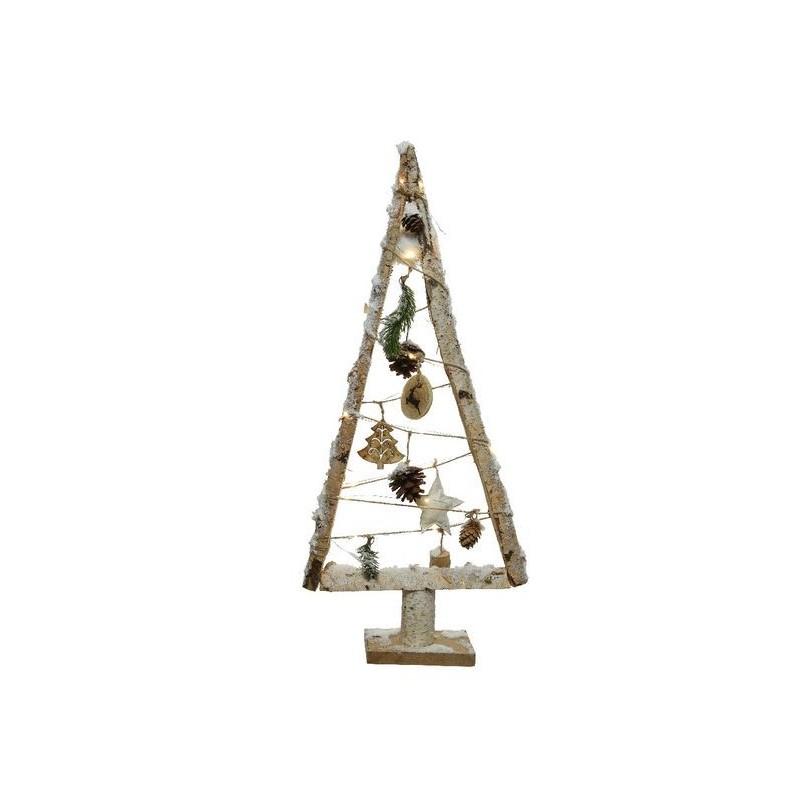 Árbol de Navidad luminoso estilizado Natural dim 8,5x30x67 cm