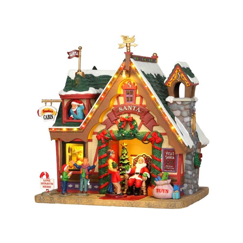 Santa's Cabin con adaptador de 4.5V Cod. 35554