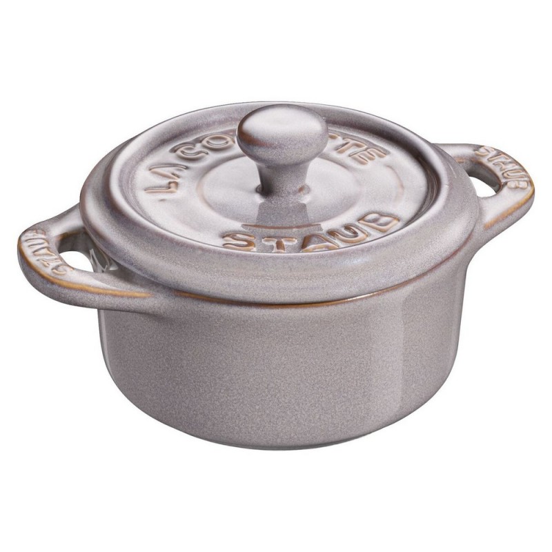 Mini Cocotte 10 cm Gris Grafito de Cerámica