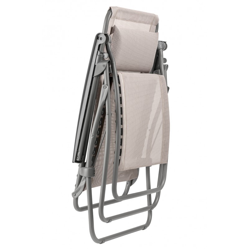 LaFuma LFM4020 Recliner Deckchair R CLIP Magnolia/Titane