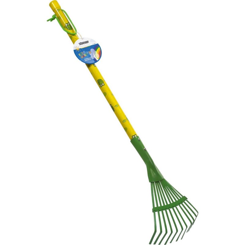 Rastrillo Stocker 78 cm color verde JARDÍN INFANTIL